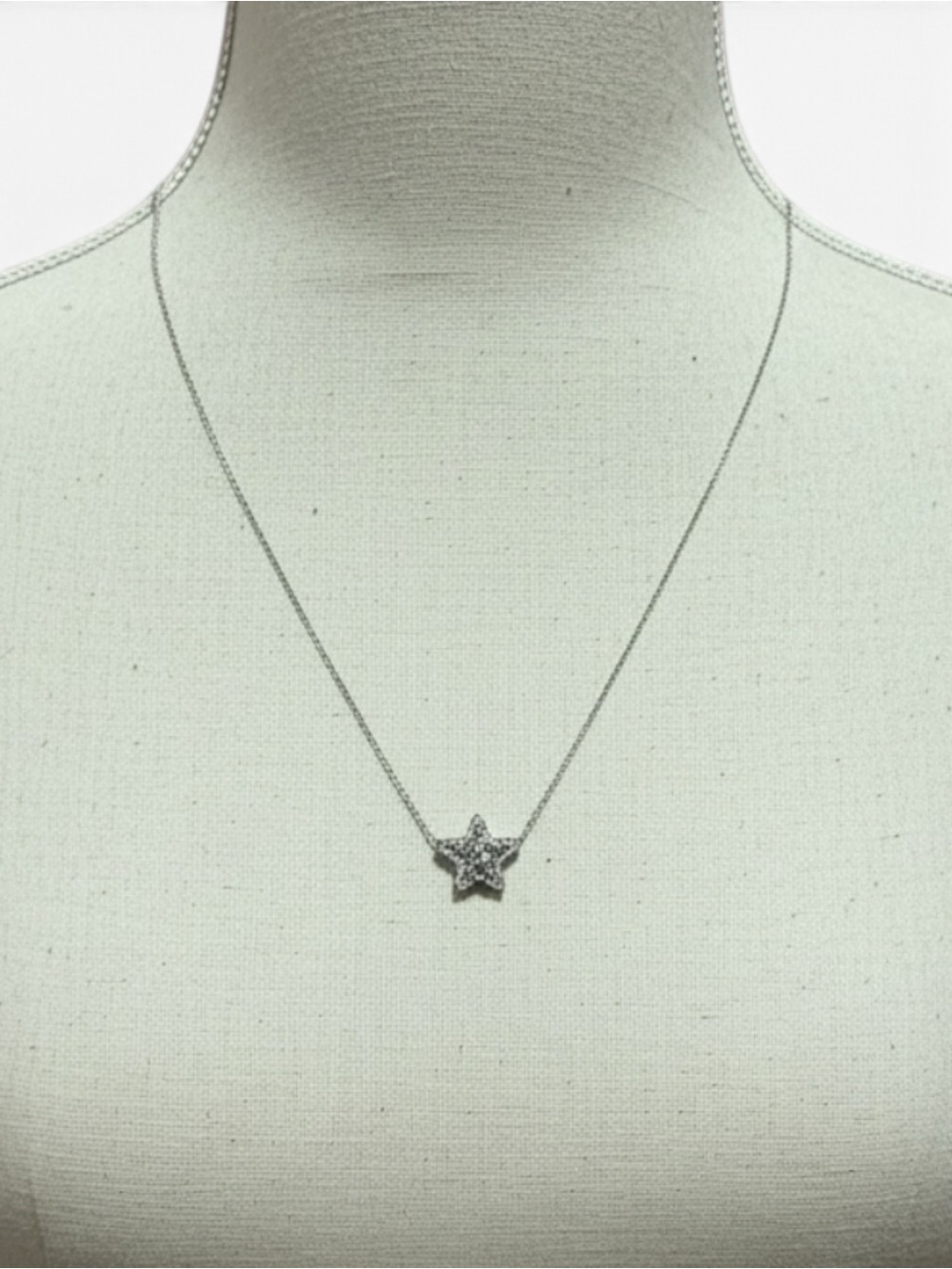 Kendra Scott Jae Star Silver-Plated Pendant Necklace in Platinum Druzy